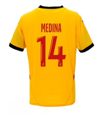RC Lens Facundo Medina #14 Replika Hjemmebanetrøje 2024-25 Kortærmet